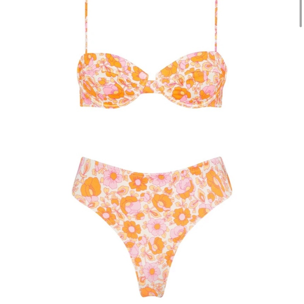 Triangl Rhian Neon Pop bikini NWT